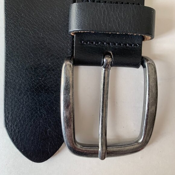 L.L. BEAN GENUINE LEATHER BLACK BELT SIZE 36  MADE IN UK RN 71341 - Picture 6 of 8
